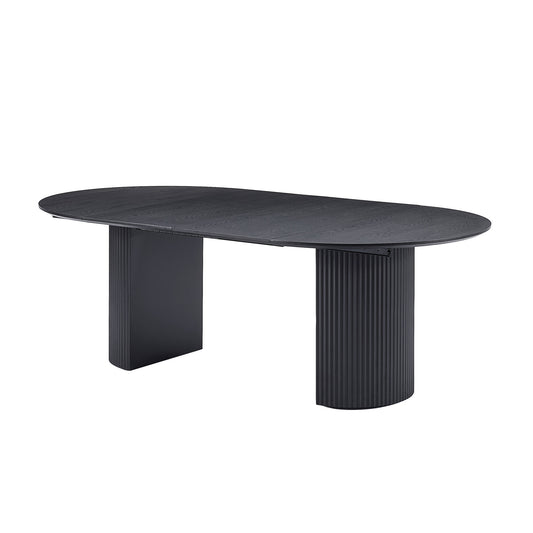 Expandable Dining Table - BLACK - primary color shot
