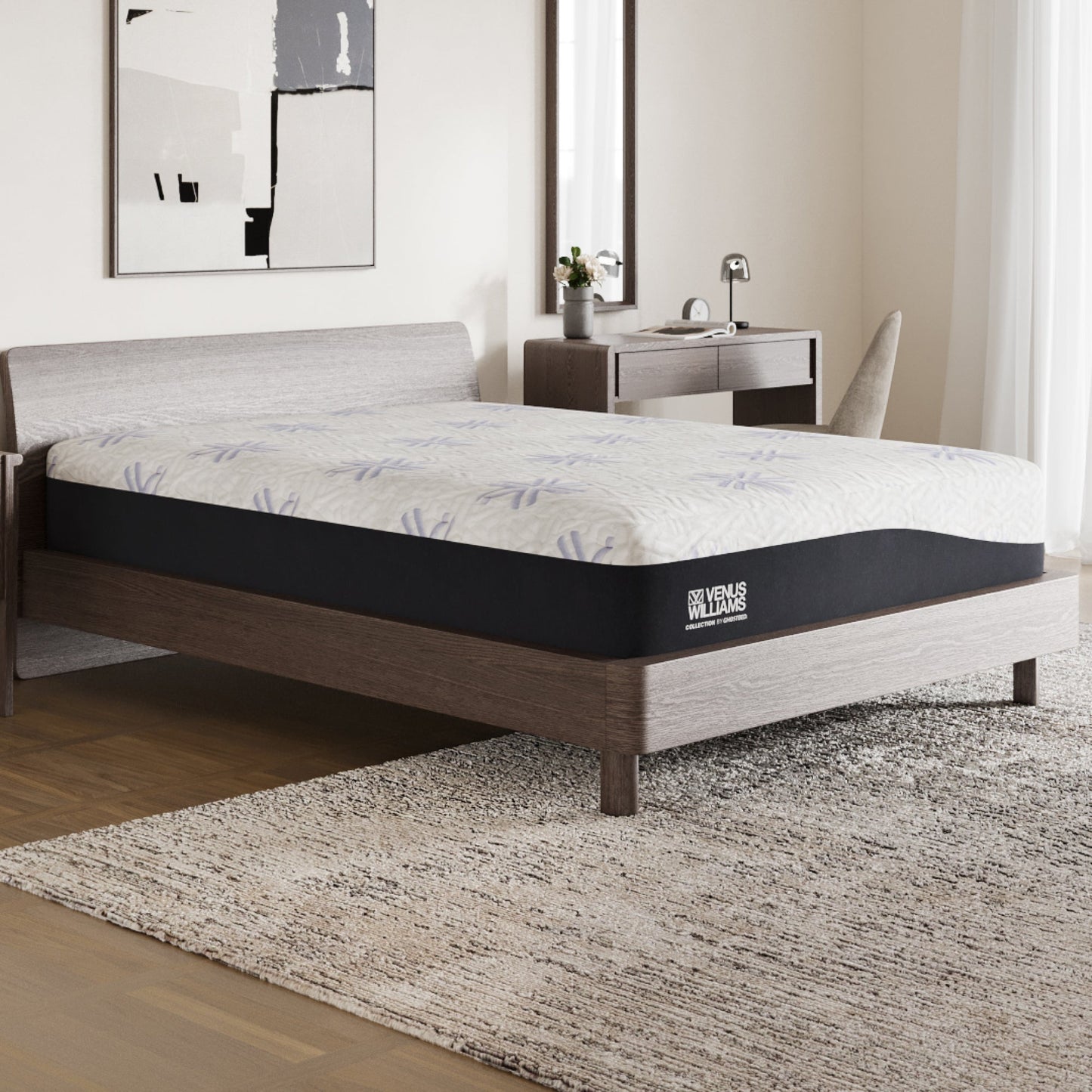 Venus Williams Collection by GhostBed - 14" SERVE Hybrid Mattress - Queen