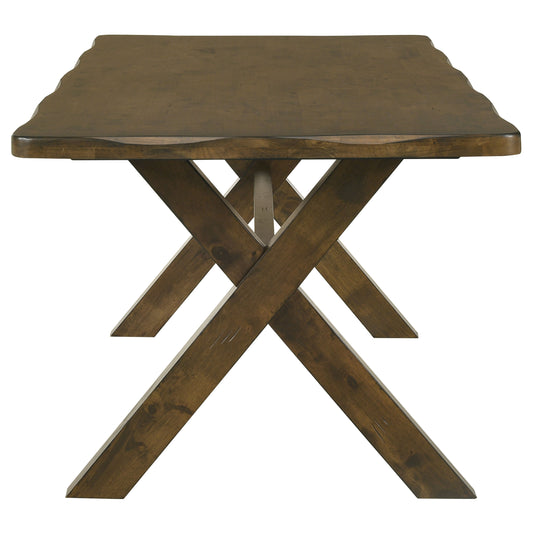 Alston 71" Solid Wood Dining Table, Knotty Nutmeg