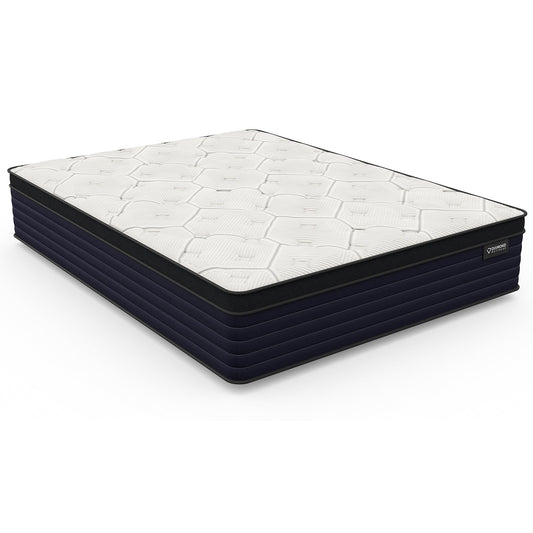 Diamond Cleo Cool Copper Ultra supportive, pressure relief Memory Foam Hybrid with luxurious Euro-Top 14' - Firm Feel Twin