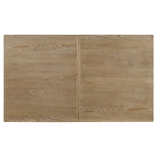 Adina 89" Extension Dining Table in Distressed Light Brown