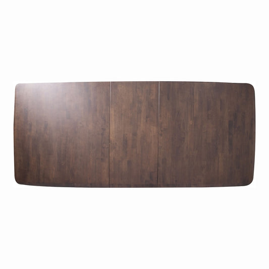 Furniture of America Hadsten | Mid-Century Modern Solid Wood Dining Table, Rich Walnut