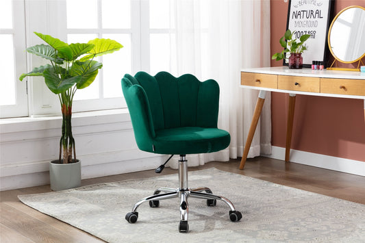 Vespara Contemporary Velvet Office Chair