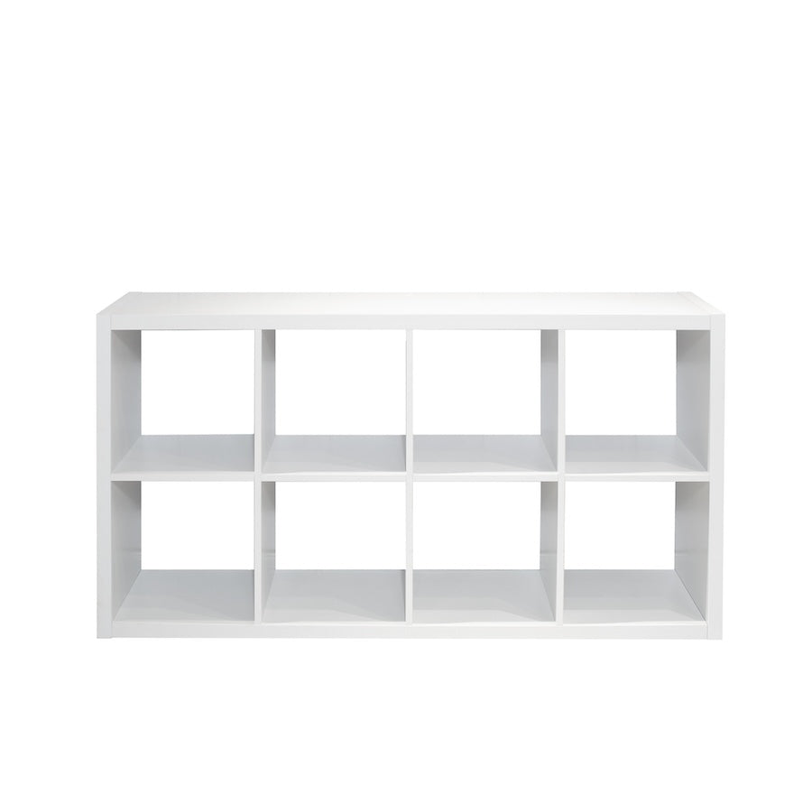 Zenith 8-Cube Bookshelf & Organizer - White