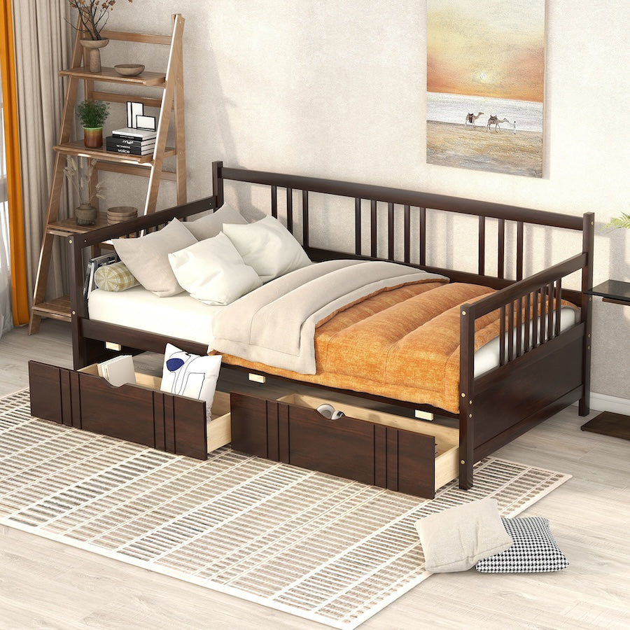 Tempest Classic Wooden Twin Daybed & Trundle Set