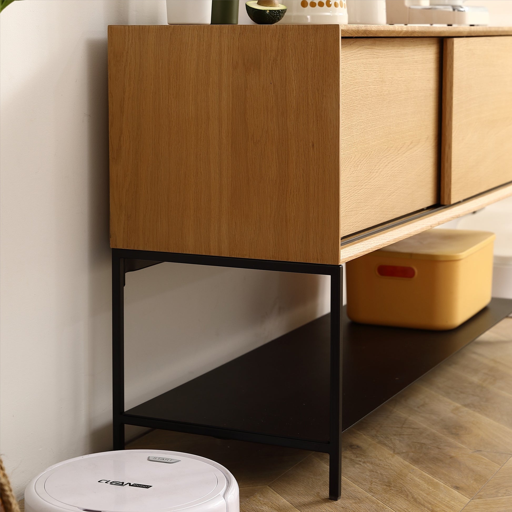 Furnisoar Two-Door Cabinet -Oak