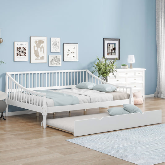 Quinn Full Size Daybed & Trundle Set - White