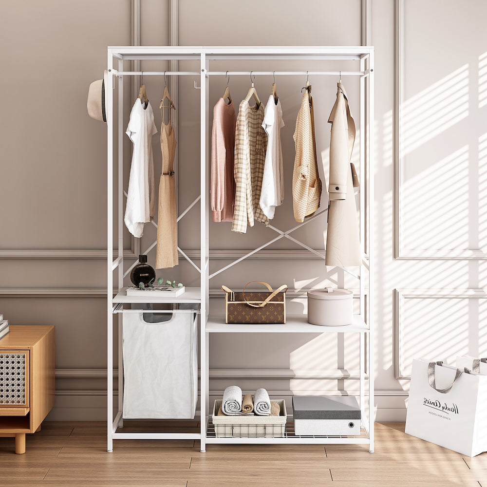 Portable Wardrobe with Cloth Storage