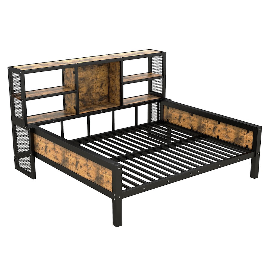 Colton Industrial Style Metal Daybed