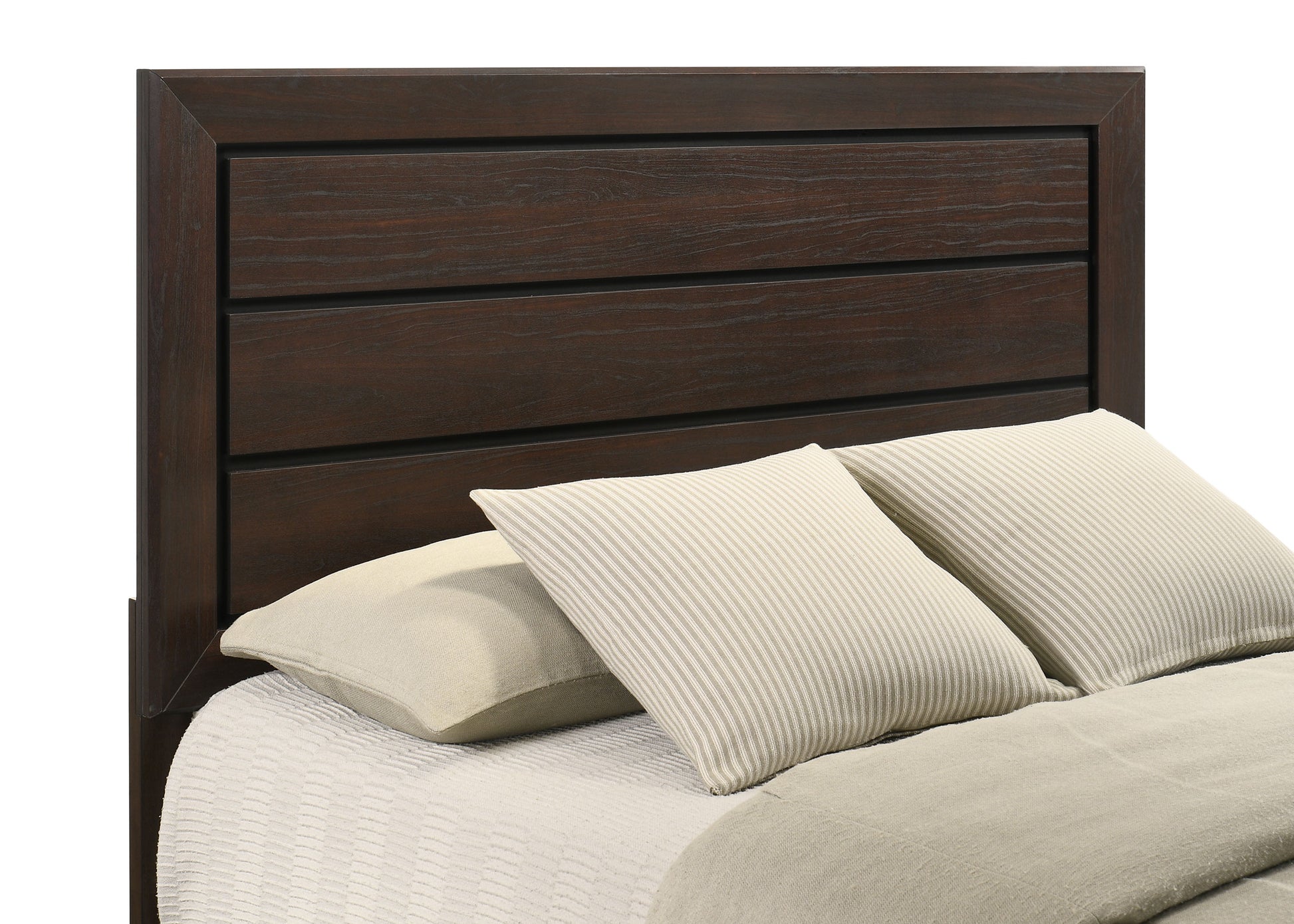 Kauffman Eastern King Storage Panel Bed – Dark Cocoa