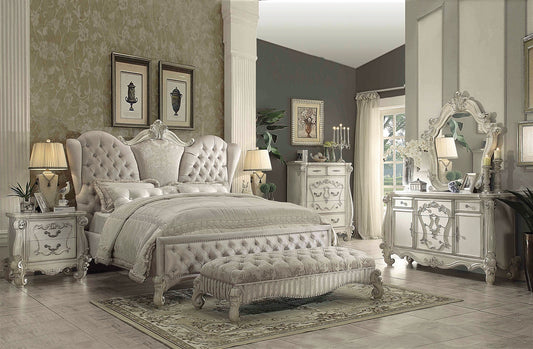 Versailles King Bedroom Set in Bone White - ACME 21127