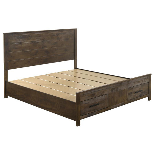 Woodmont Solid Wood King Storage Bed