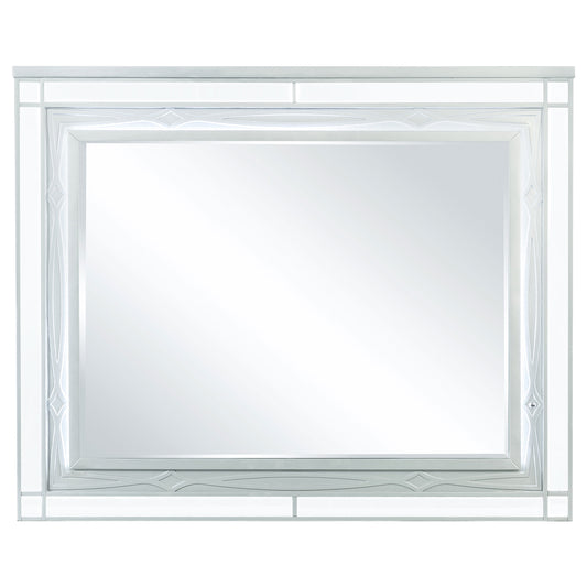 Gunnison Dresser Mirror – Silver Metallic