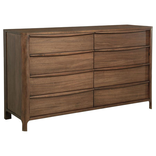 Maderia 8-Drawer Dresser – Walnut