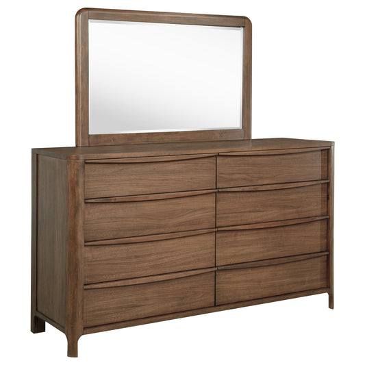 Maderia 8-Drawer Dresser – Walnut
