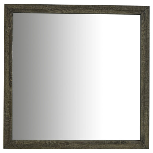 Wright Dresser Mirror – Brown Oak