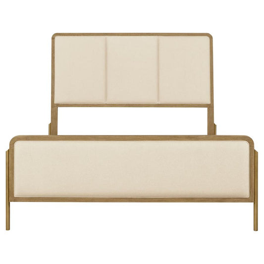 Arini 56-Inch Eastern King Panel Bed – Cream and Sand Wash