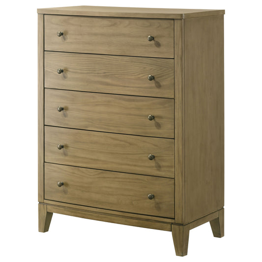 Granada 5-Drawer Chest – Natural Pine