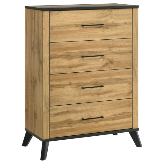 Kaywood 4-Drawer Chest of Drawers – Natural Pine