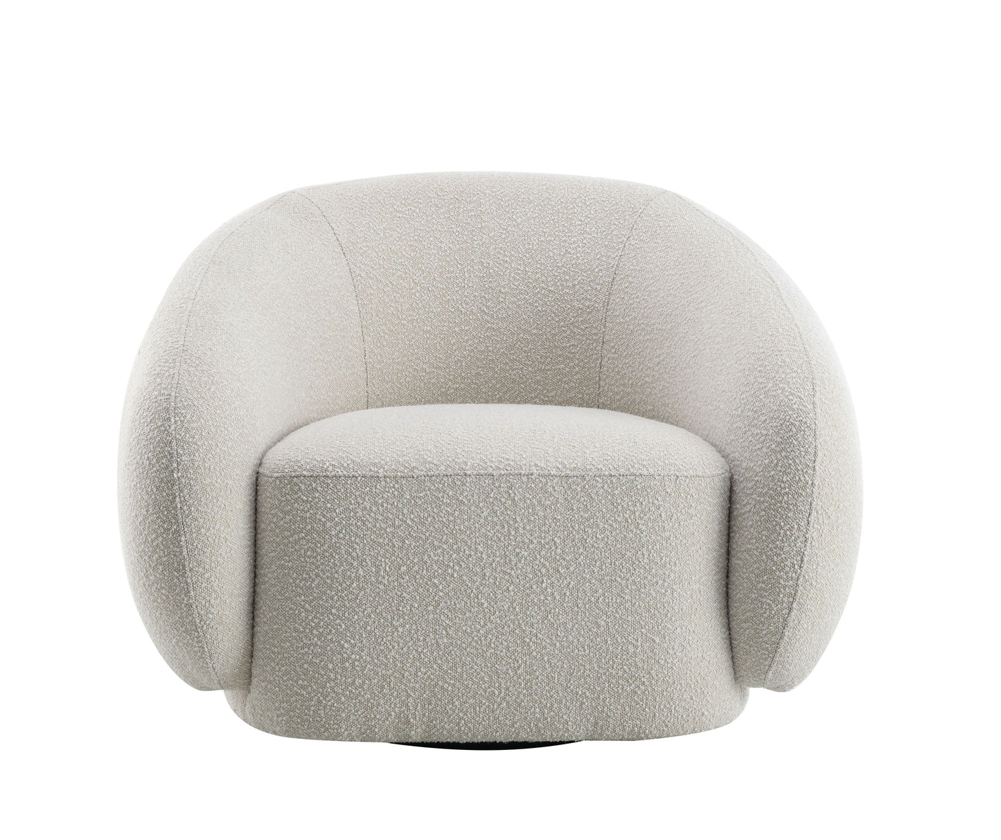 Isabel Beige Boucle Chair W/Swivel