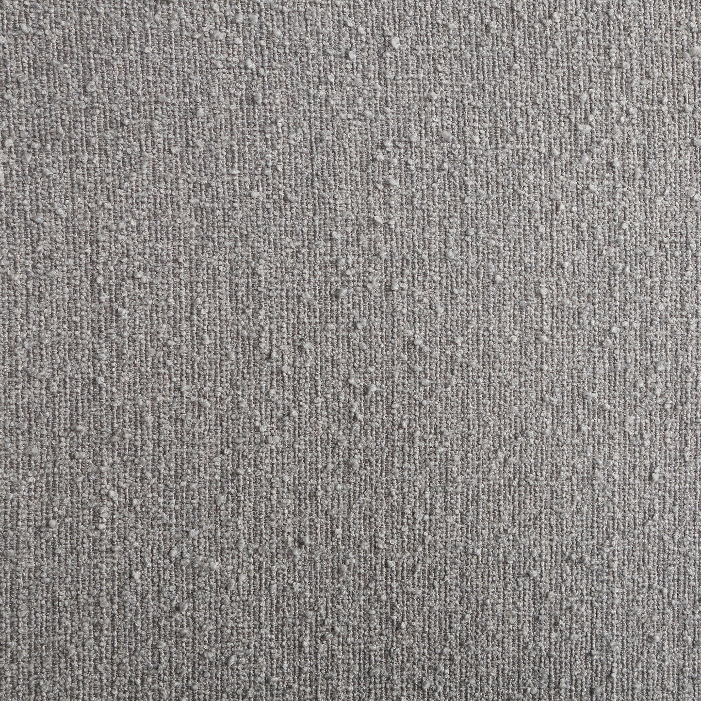 Mosby King Platform Bed with Curved Headboard in Light Gray Boucle Fabric