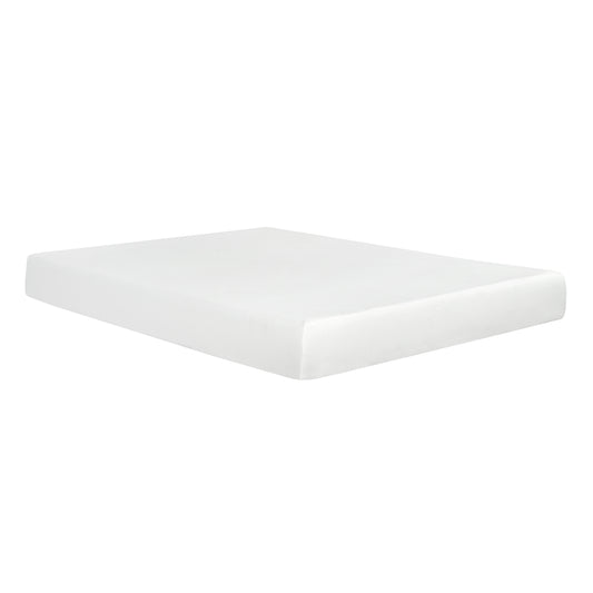 Plush 8 in. Medium Gel Memory Foam Mattress for Queen Size Bed in a Box with Breathable White Aloe Vera Cover