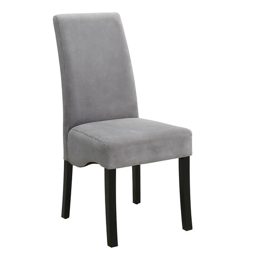 Stanton Grey and Black Upholstered Dining Chair Set of 2