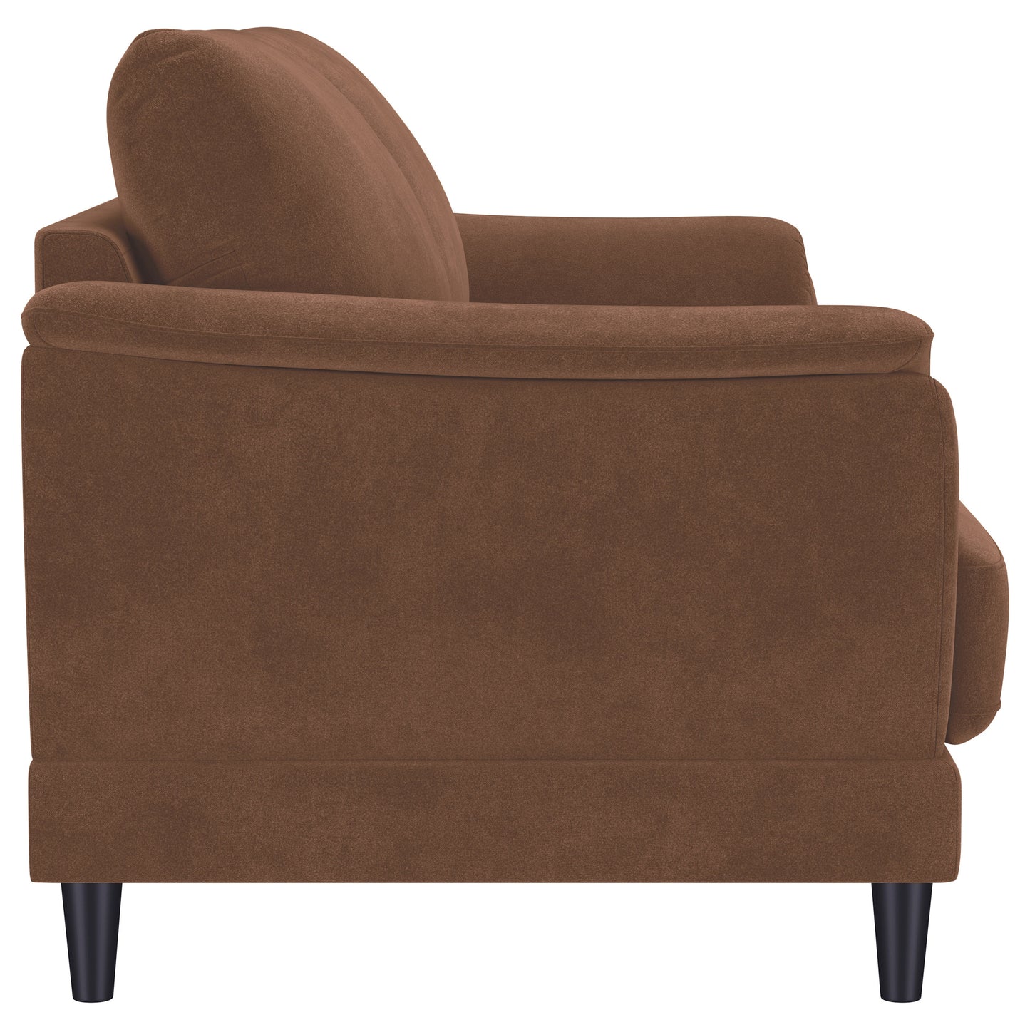Selma Rust Velvet Upholstered Living Room Collection