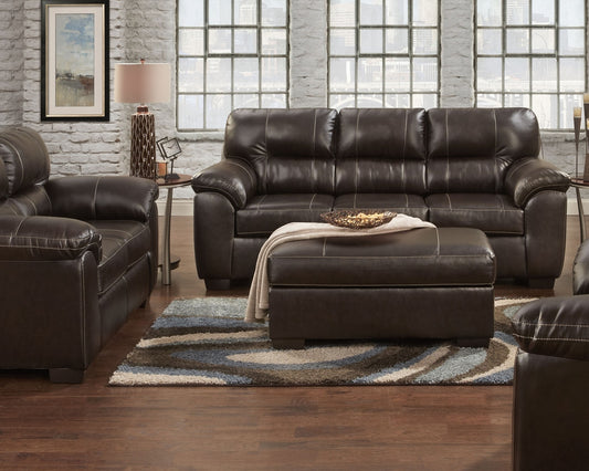 Austin Contemporary Upholstered Living Room Collection - Brown or Black