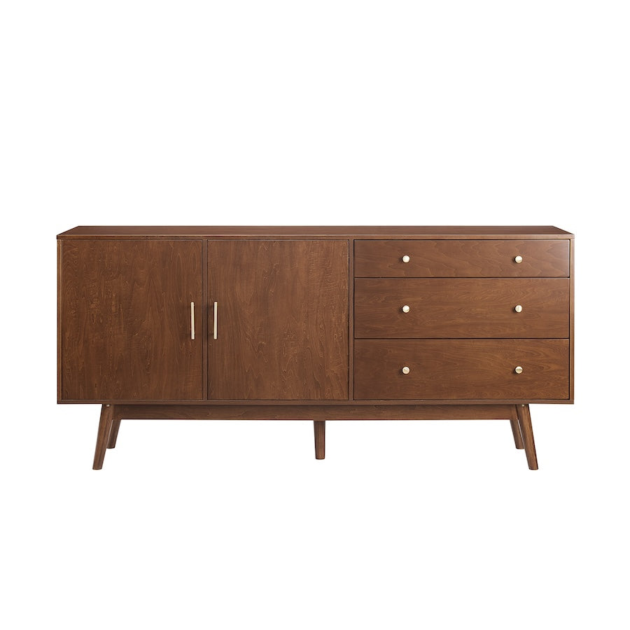 Modovive Mid-Century Modern Sideboard - Walnut