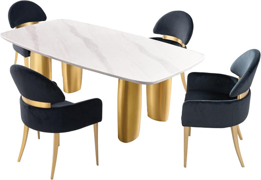 Northall Black 5-piece Dining Set