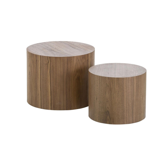 MDF with Ash/oak/walnut Veneer Sidetable/coffee Table/end Table/ottoman(walnut) - primary color shot