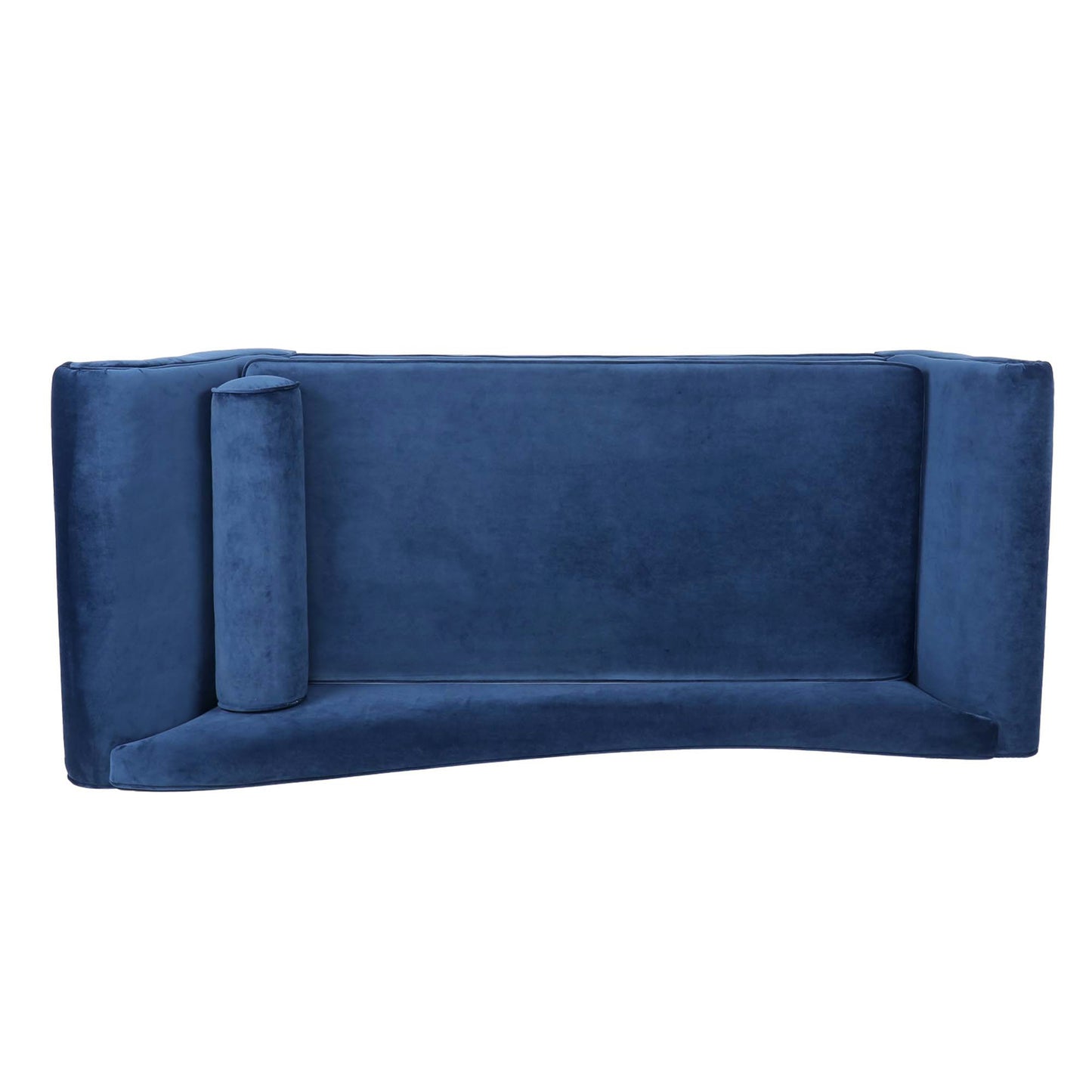 Chaise Lounge with Scroll Arm - Blue - detail view 8