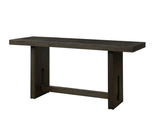 ACME Furniture Haddie Counter Height Dining Table in Distressed Walnut