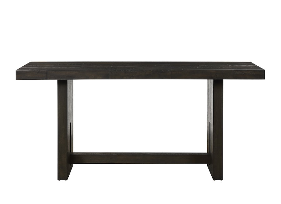 ACME Furniture Haddie Counter Height Dining Table in Distressed Walnut