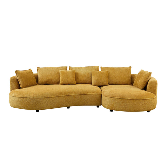Oversized Sectional Sectional - Yellow - primary color shot