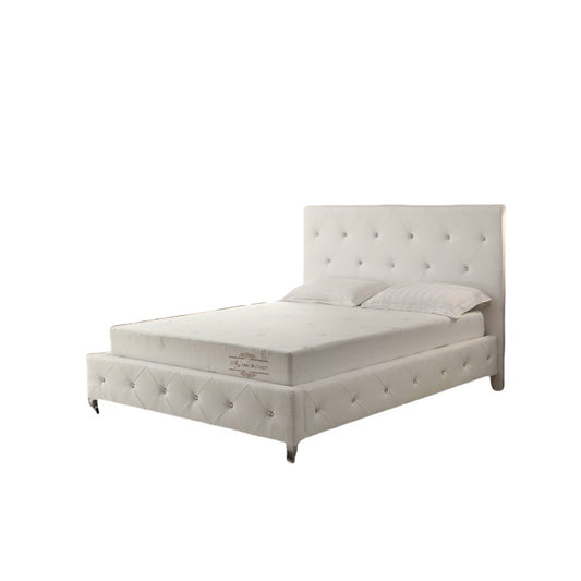 Infused Memory Foam Twin Mattress: 3-Layer Extra Firm Support - White - primary color shot