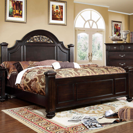Syracuse Dark Walnut Finish Queen Bedroom Set