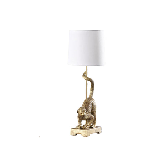 24' In Wildlife Old World Gold Capuchin Monkey Polyresin Table Lamp