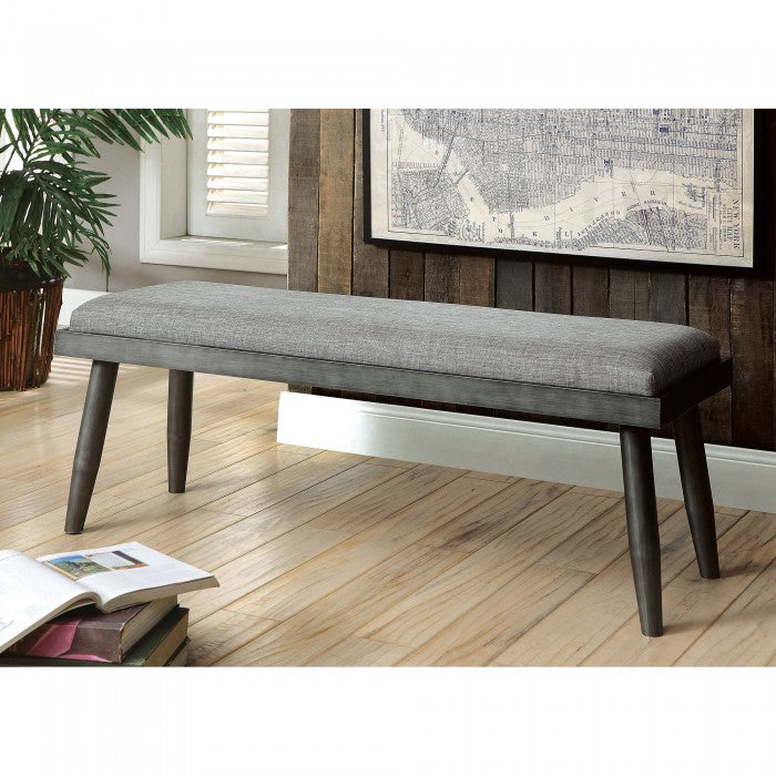 FOA Vilhelm Mid-Century Modern Dining Bench