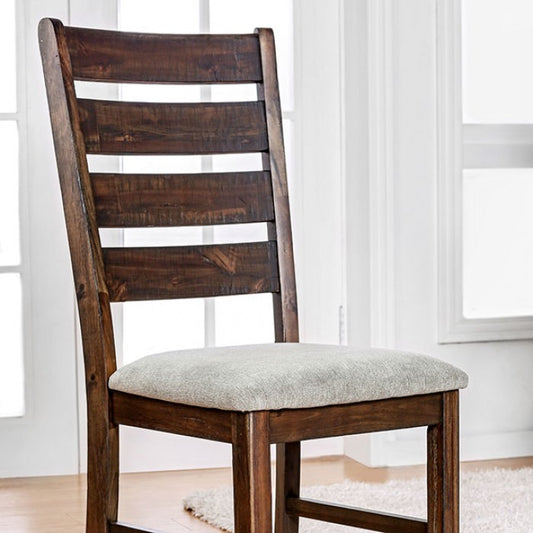 FOA Wallis Transitional Slat Back Dining Side Chair