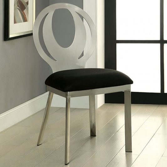FOA Orla Contemporary Oval Back Design Dining Side Chair - Set of 2