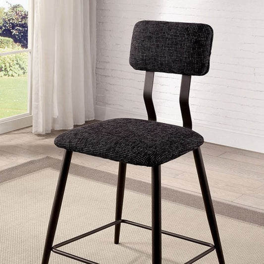 FOA Dicarda Industrial Counter Height Dining Chair - Set of 2
