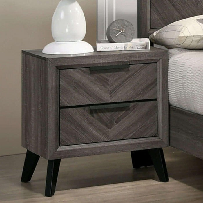 Vagan King Size E. Bed - Gray