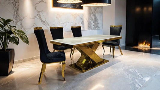 Basilicata Black Velvet Side Chairs with Gold Legs (Set of 2)