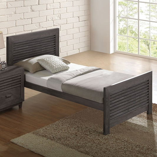 Griffin Twin Size 4 Pc Bedroom Set - Black