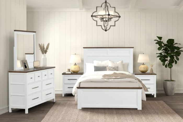Pinetop Dresser - White/Dark Brown