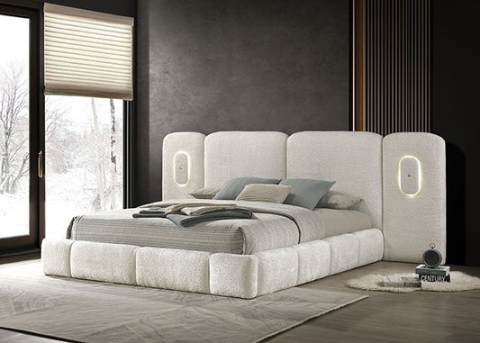 Newhaven Queen Size Bed - White