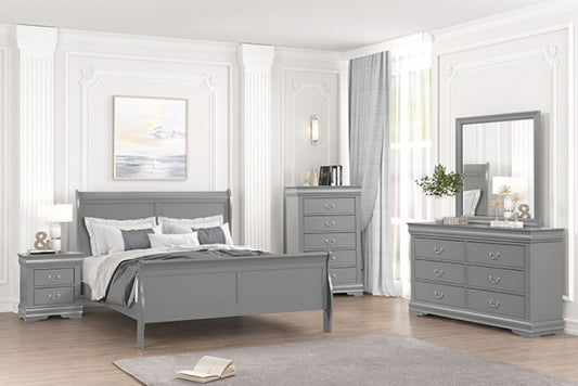Louis Philippe Leather Dresser