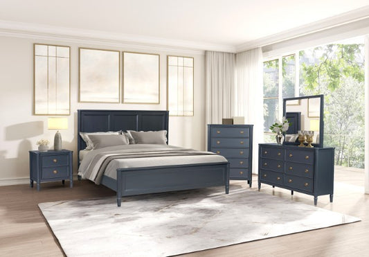 Altamira Queen Bed - Malta Blue